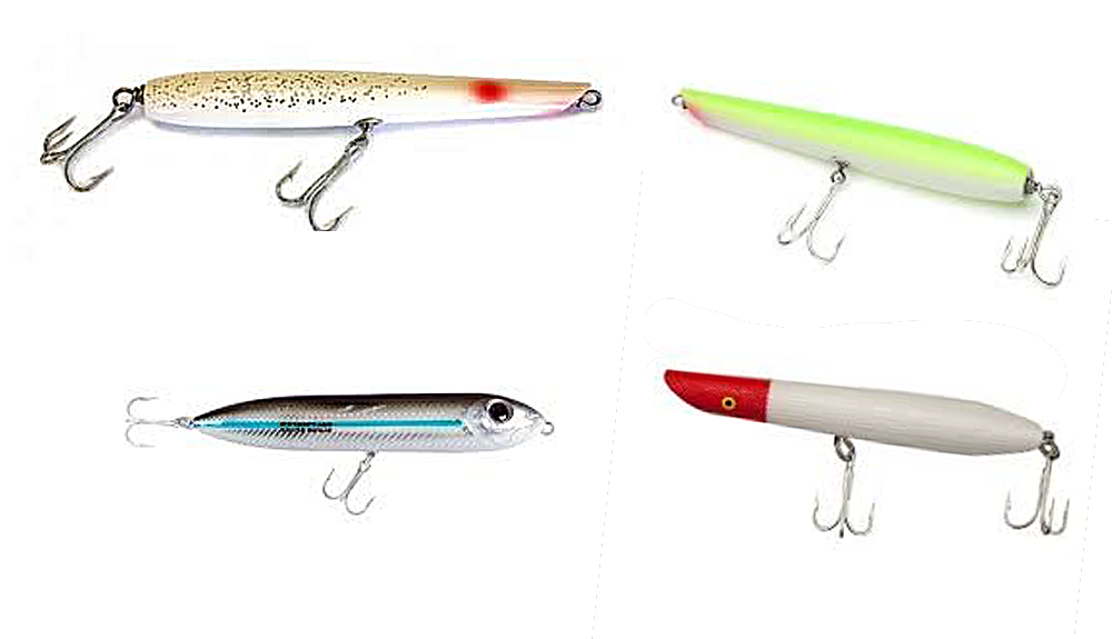 Lot of 3 Mouse 3 oz Surf Fishing Topwater Lures Stripers Jacks  Roosterfish 