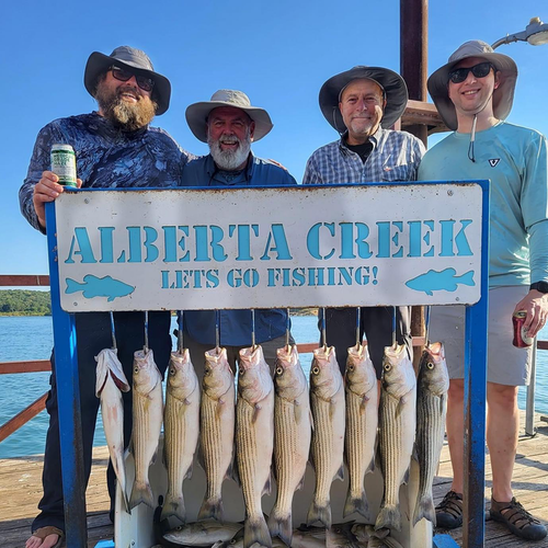Top Four Lake Texoma Striper Fishing Guide-2023