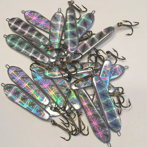 Freshwater silver slab spoons for Striper