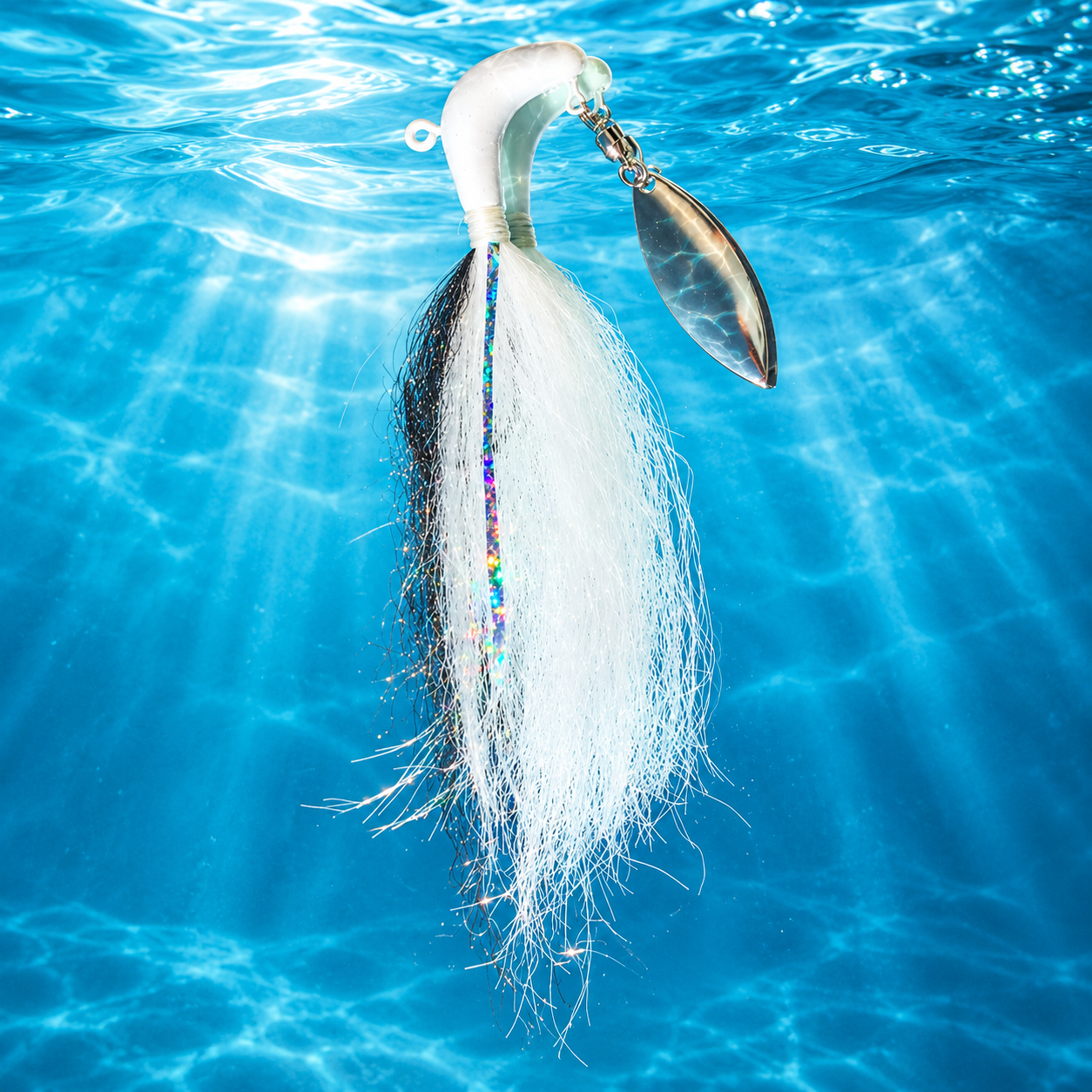 underspin bucktail jig for freshwater Striper